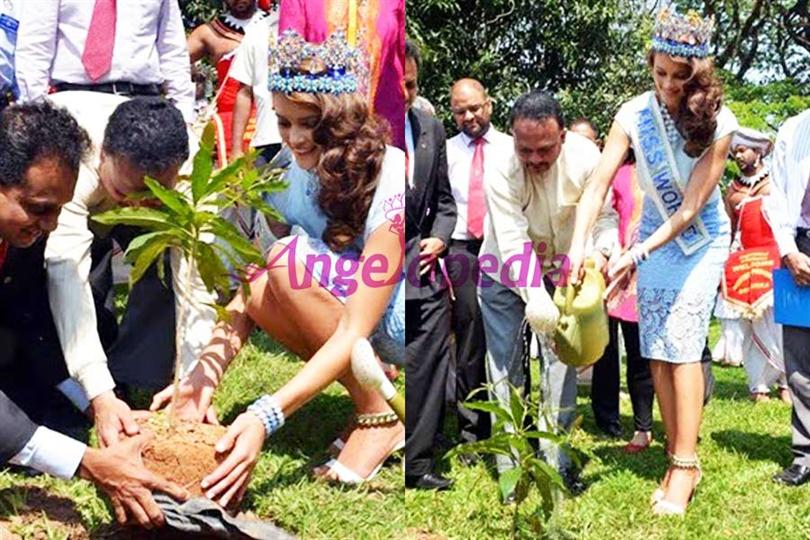 Rolene Strauss Miss World 2014 in Sri Lanka