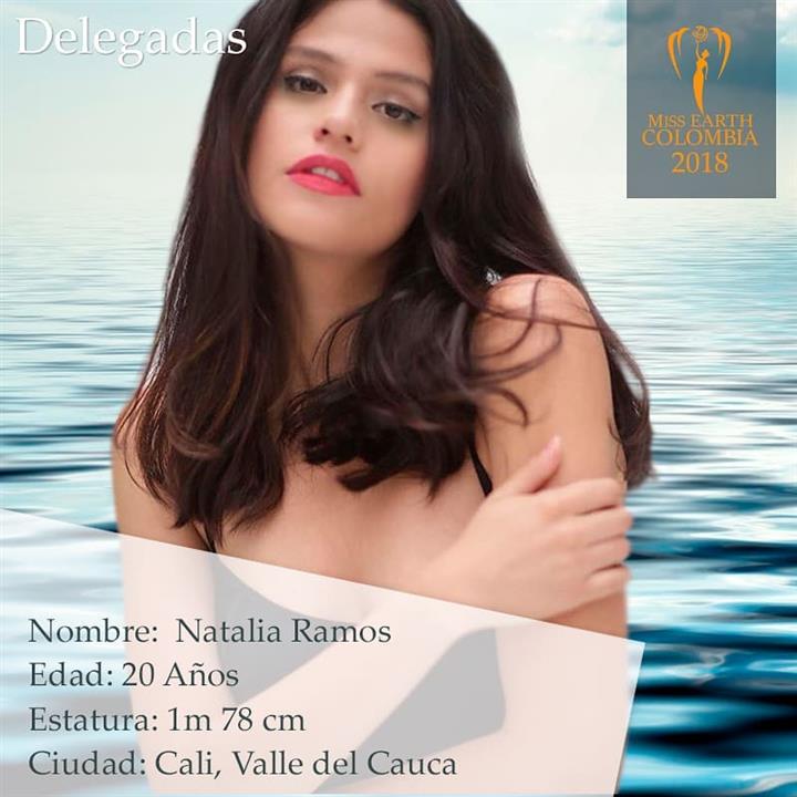 Natalia Ramos – Sixth delegate of Miss Earth Colombia 2018