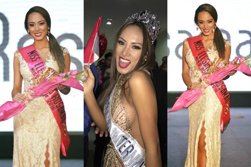 Katherine Añazgo crowned as Miss Bolivia International 2016