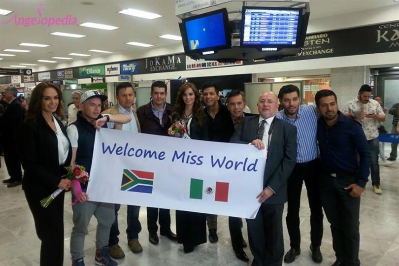 Nuestra Belleza Mexico team welcomes Miss World Rolene Strauss