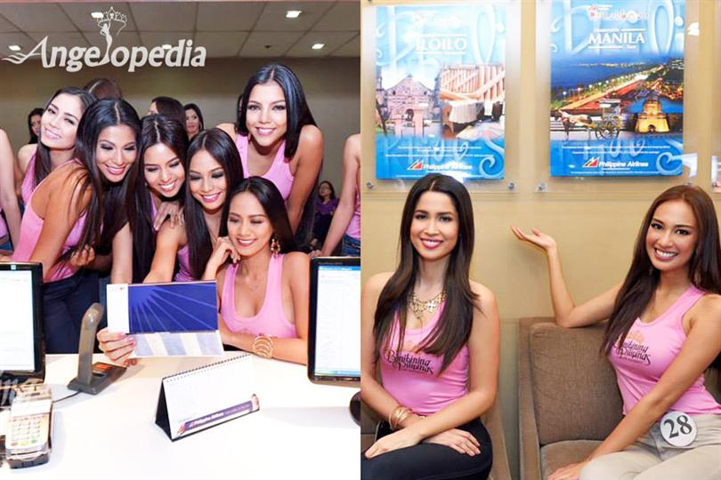 Binibining Pilipinas 2015 contestants visit Philippine Airlines