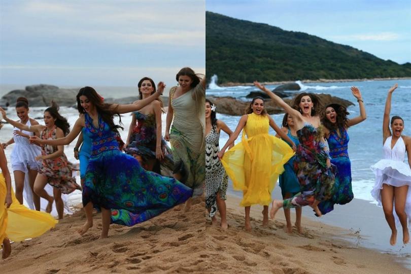 Miss World 2015 Beach Party and Barbecue session at the Fairytale Resort in Sanya