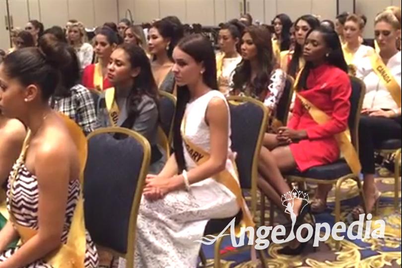 Contestants Meeting with the Miss Grand International 2016 President