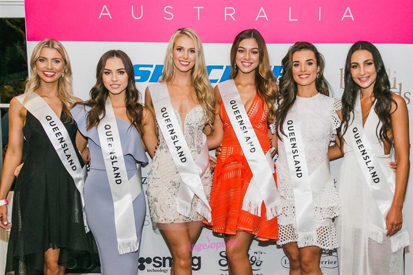 Miss Universe Australia 2018 finalists from the Queensland State Final