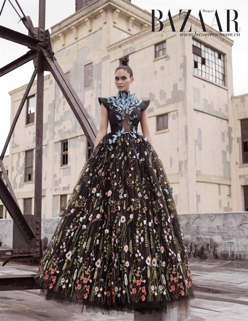 Pia Wurtzbach in a Fairytale Photoshoot for Harper’s Bazaar Vietnam