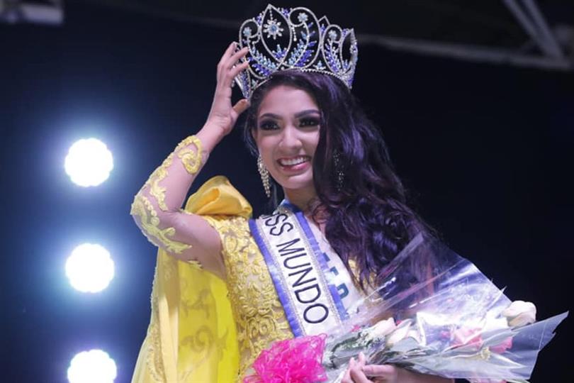 María Teresa Cortéz Mendieta of Carazo crowned Miss Mundo Nicaragua 2019