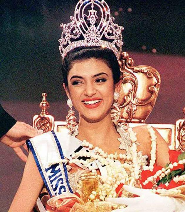 Sushmita Sen of India at Miss Universe 1994