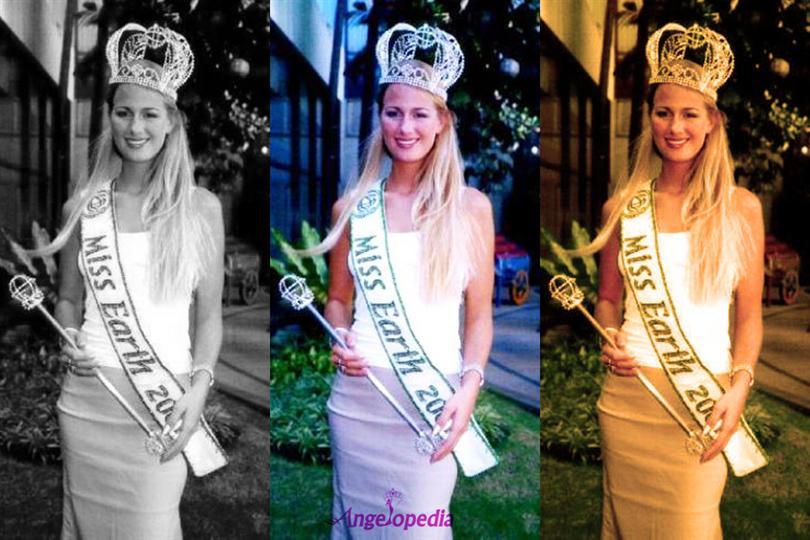Catharina Svensson from Denmark winner of Miss Earth 2001