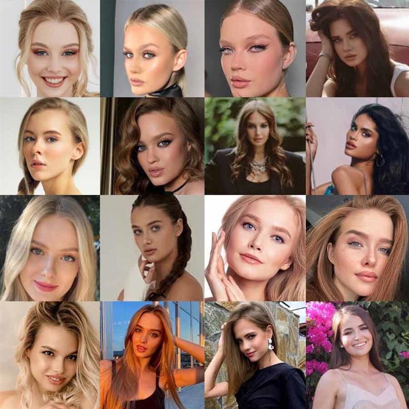 Valeria Belyaeva, 22, Udmurt Republic Valeria Valuiko, 23, St. Petersburg  Veronika Faerovich, 22, Penza Violetta Saraeva, 20, Yekaterinburg Yana Galanina, 19, Cheboksary Yana Krutitskikh, 18, Emanzhelinsk