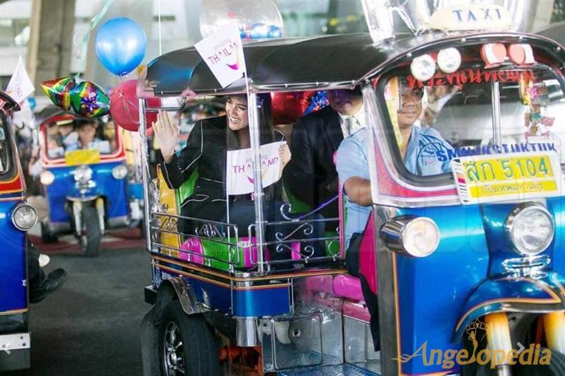 Gala homecoming of Aniporn Chalermburanawong Miss Universe Thailand 2015