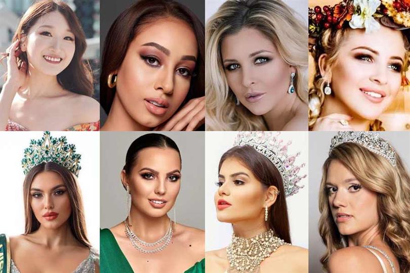 Evgenia Parmyonova Miss Eco Russia 2023 Yanina Spica Miss Eco Belarus 2023 Natasa Pilipovic Miss Eco Serbia 2023 Evelyn Andrade Miss Eco Paraguay 2023