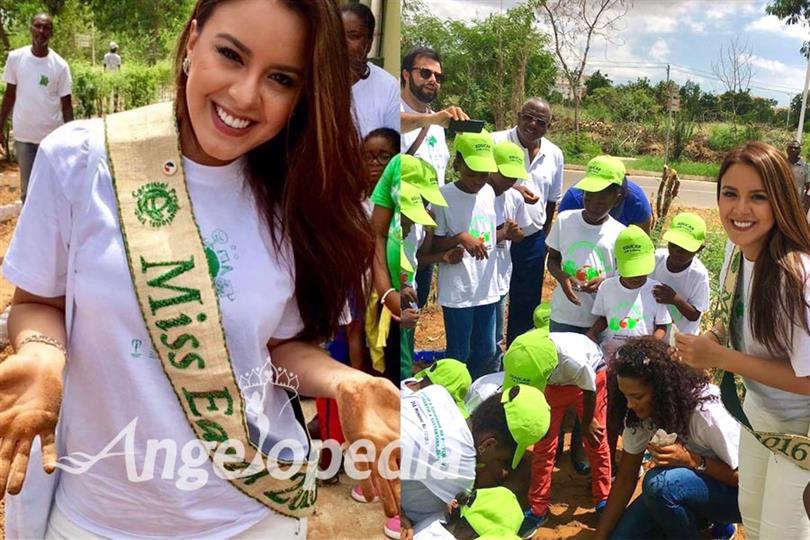 Katherine Espin visits Angola for celebrating the Earth Day