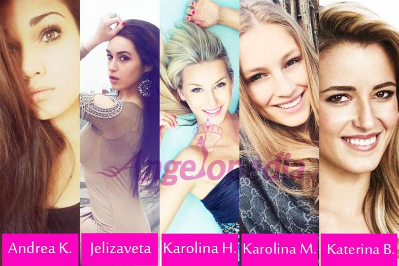 Ceska Miss 2015 ten finalists