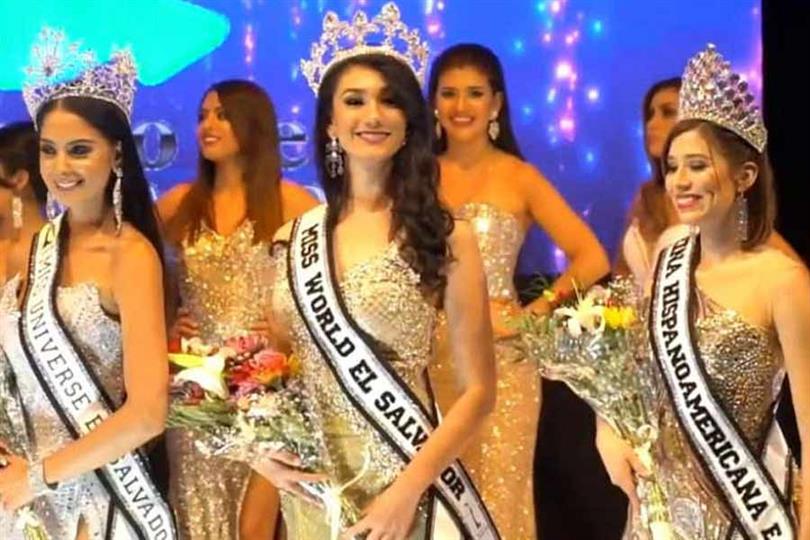 Cristina Perdomo crowned Reina Hispanoamericana El Salvador 2019 for Reina Hispanoamericana 2019