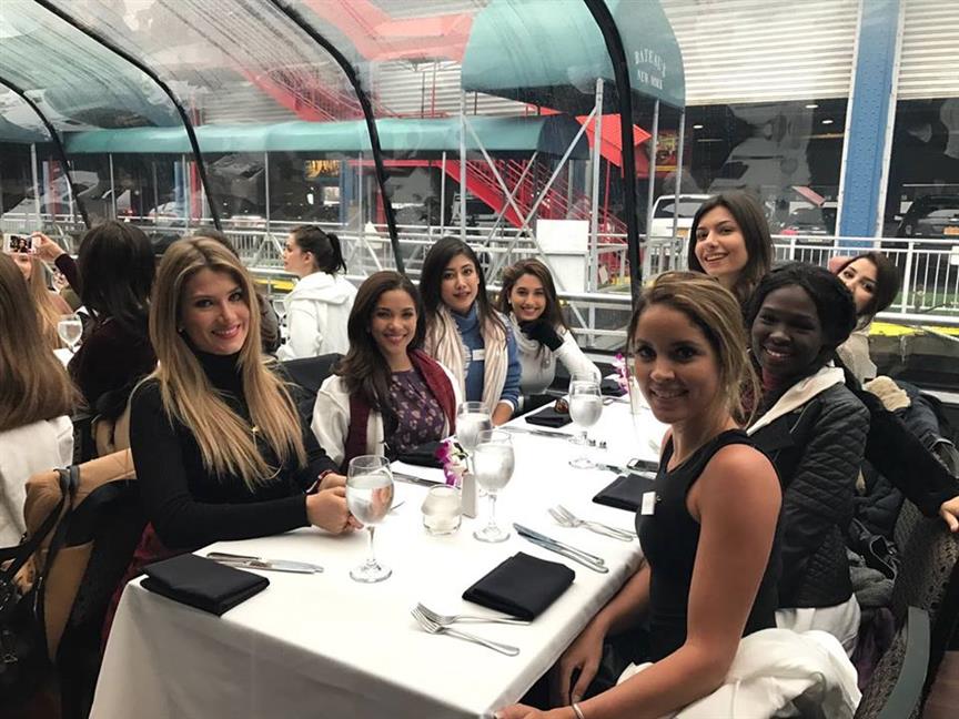 Miss World 2016 contestants enjoying New York