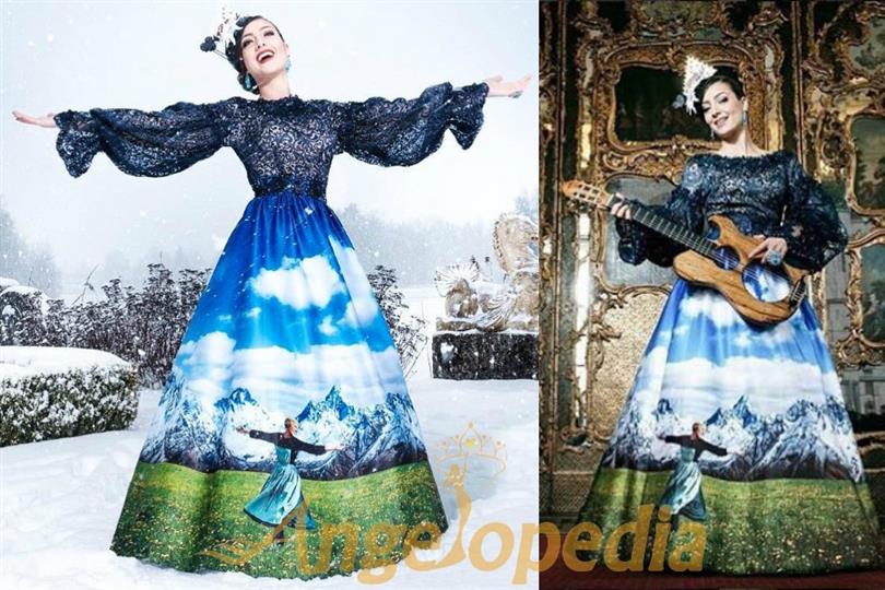 Dajana Dzinic exhibits her “Sound of Music” inspired National Costume