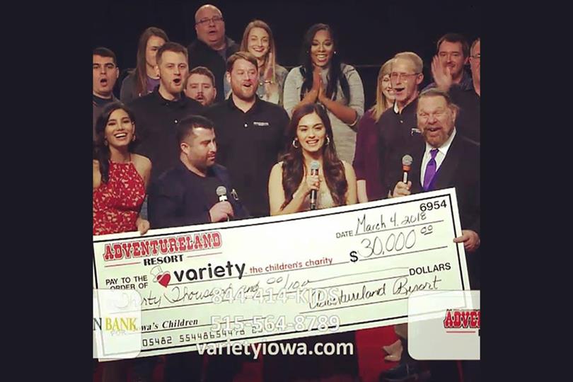 Miss World queens help raise 3.7 Million dollars at Variety Telethon in Iowa