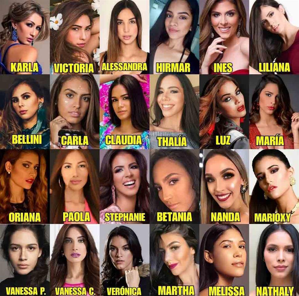 Miss Venezuela 2019 Meet the Delegates
