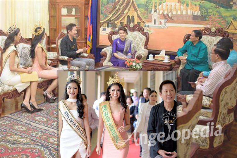 Miss Grand International 2016 meets Miss Laos 2016 Boutsaba Seangpun