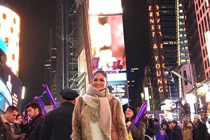 Pia Wurtzbach Celebrates her New Year as Miss Universe