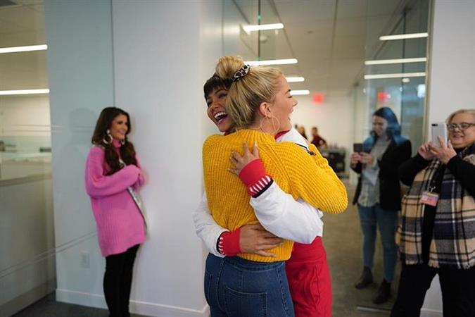 Miss Universe beauties enjoy the day of love together in New York City