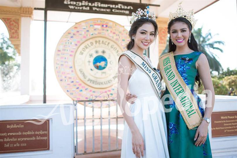 Ariska Putri and Supaporn Malisorn having a gala time in Laos