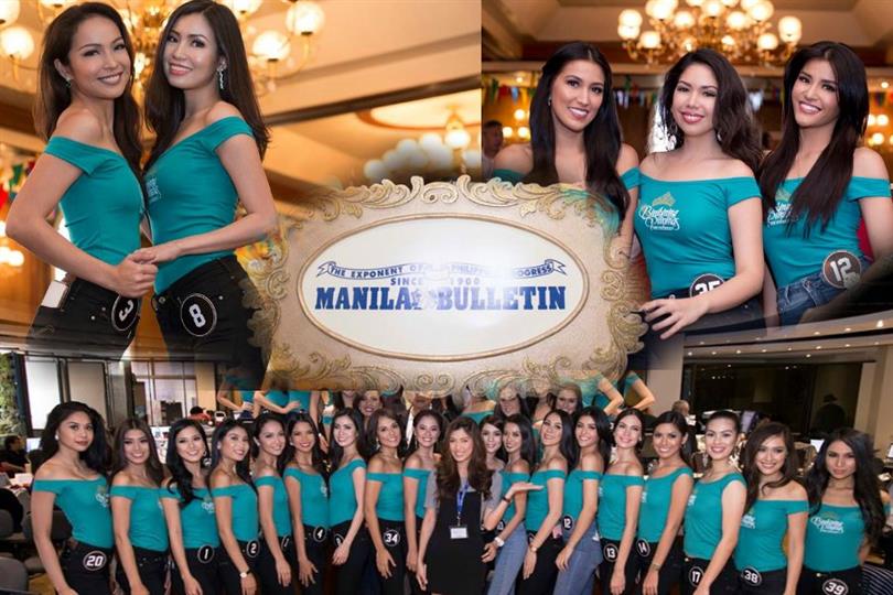 Binibining Pilipinas 2017 contestants visit Manila Bulletin