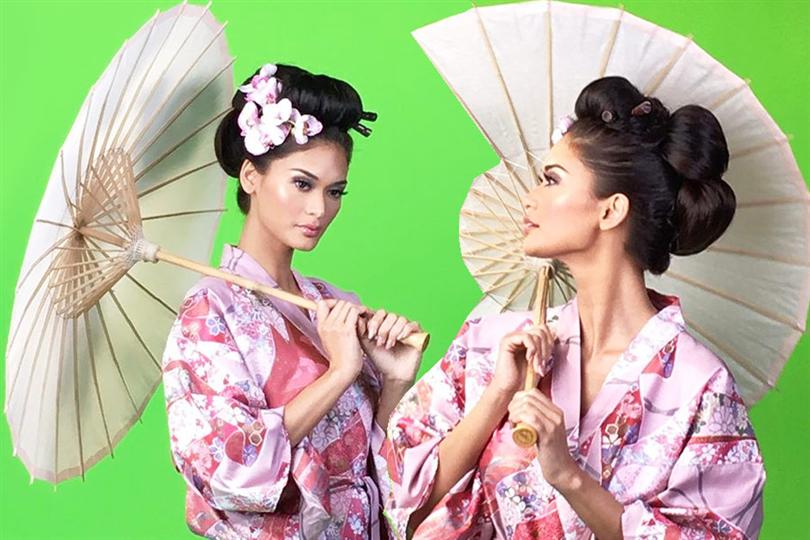 When Pinay Queen Pia Wurtzbach Turns Japanese Doll