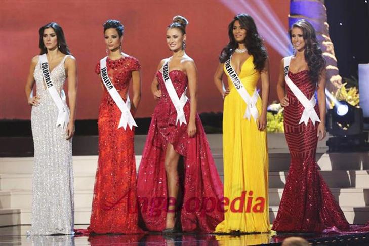 Miss Universe 2014 Top 5 finalists