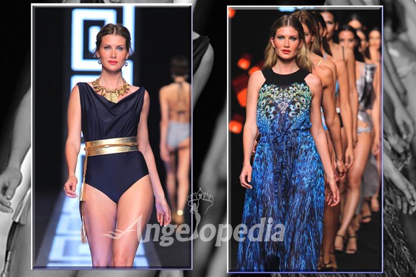 Miss World 2015 Mireia Lalaguna walks Gran Canaria Moda Calida Fashion Show