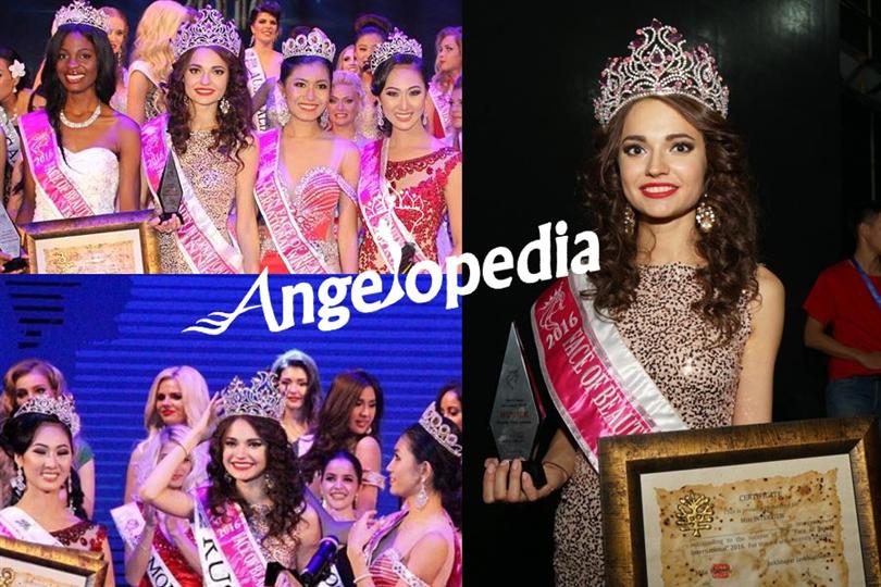 Alena Raeva crowned as Face of Beauty International 2016
