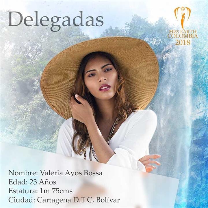 Meet the first delegate of Miss Earth Colombia 2018 - Valeria Ayos Bossa