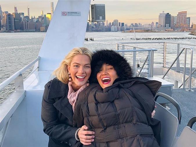 Miss Universe beauties enjoy the day of love together in New York City