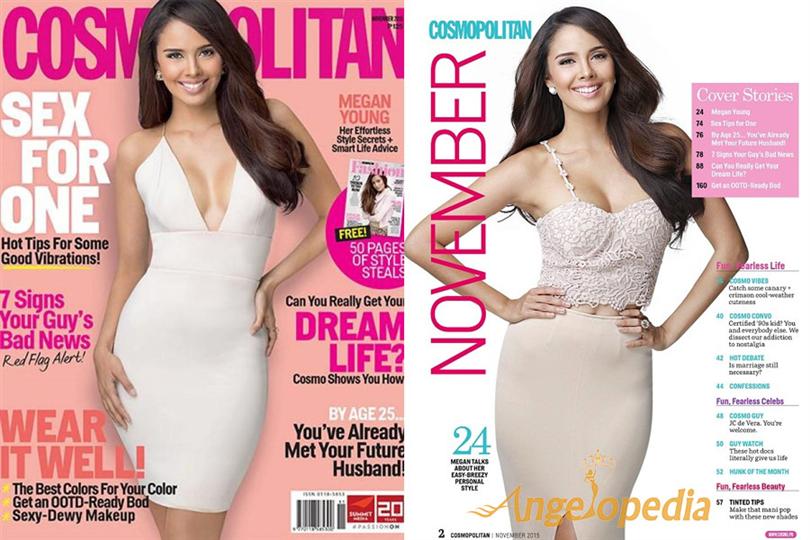 Megan Young Sizzles on the cover of Cosmopolitan Philippines November 2015