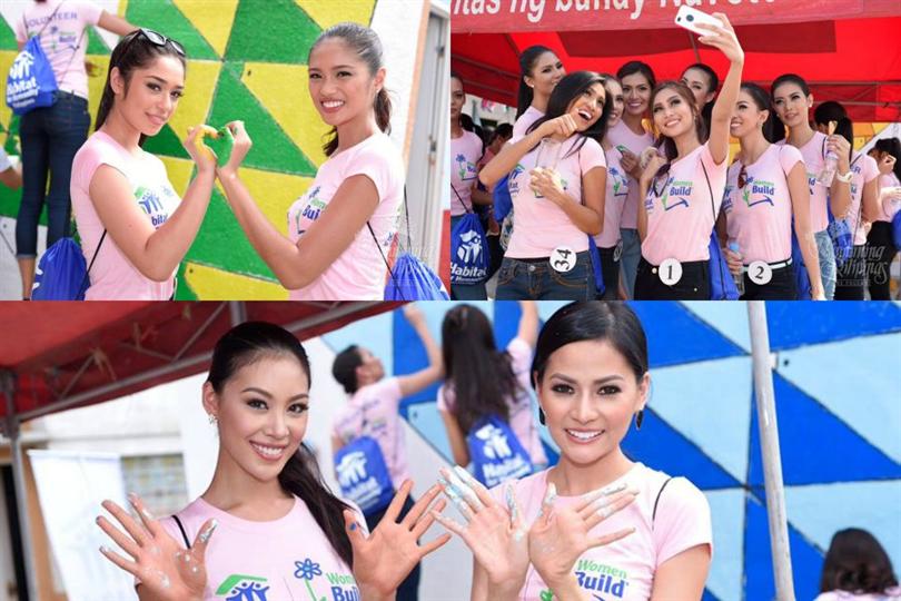 Bb. Pilipinas 2016 contestants for Habitat for Humanity