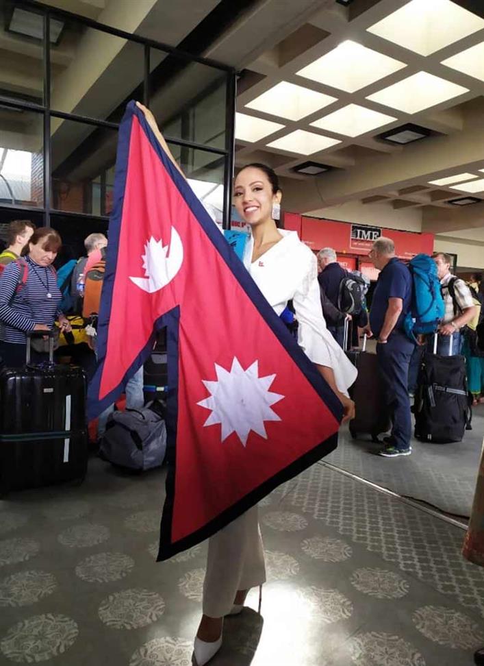 Pradeepta Adhikari Miss Universe Nepal 2019 departs for Atlanta, USA for Miss Universe 2019