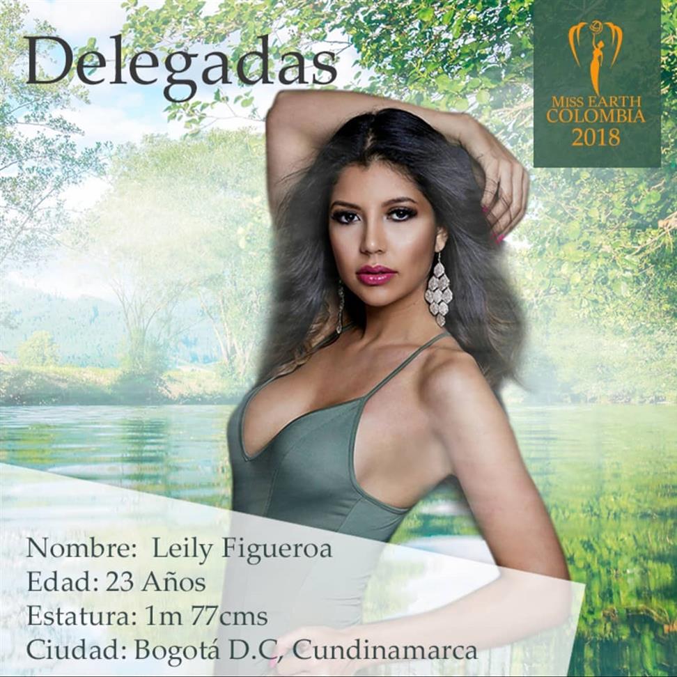 Meet the second delegate of Miss Earth Colombia 2018 - Leily Figueroa