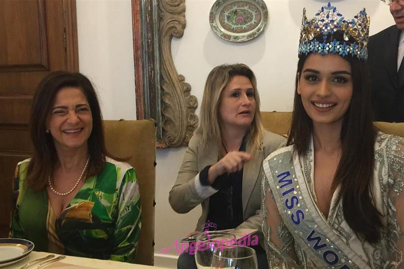 Miss World 2017 Manushi Chhillar on Beauty with a Purpose tour in Brazil 