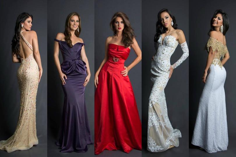 Miss Ecuador 2016 contestants Evening Gown Photoshoot