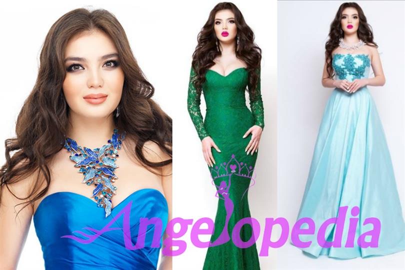 Darina Kulsitova of Kazakhstan vying for the title of Miss Universe 2016