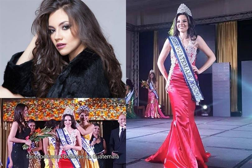 Melanie Espina Luna crowned as Miss World Guatemala 2016