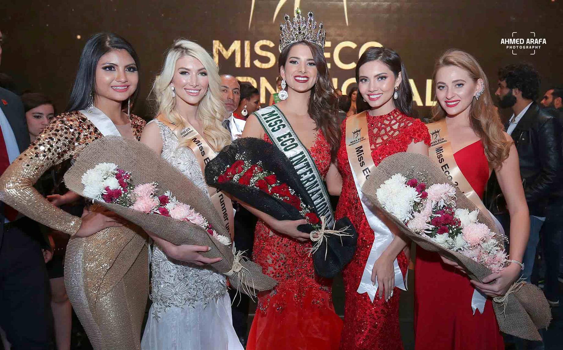 Suheyn Cipriani of Peru crowned Miss Eco International 2019