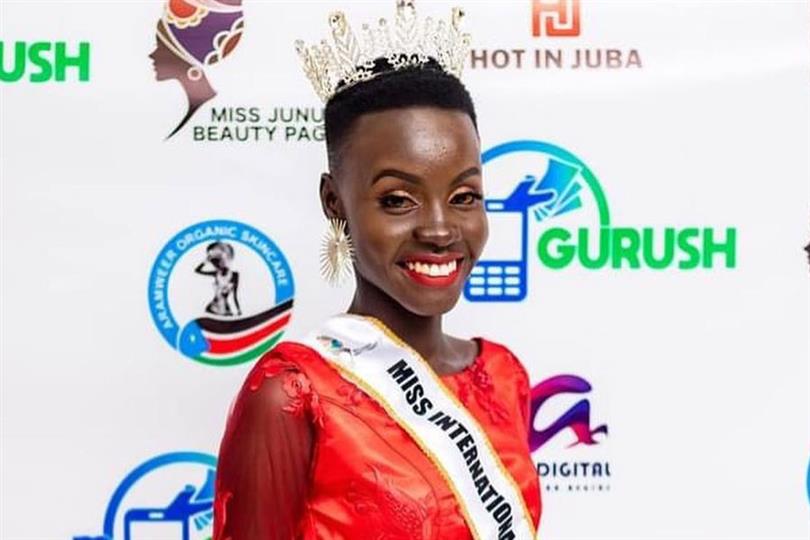 Akon Santino crowned Miss International South Sudan 2021