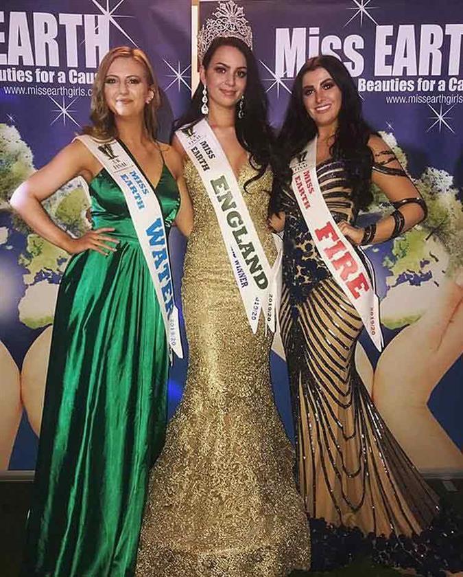 Stephanie Wyatt crowned Miss Earth England 2019