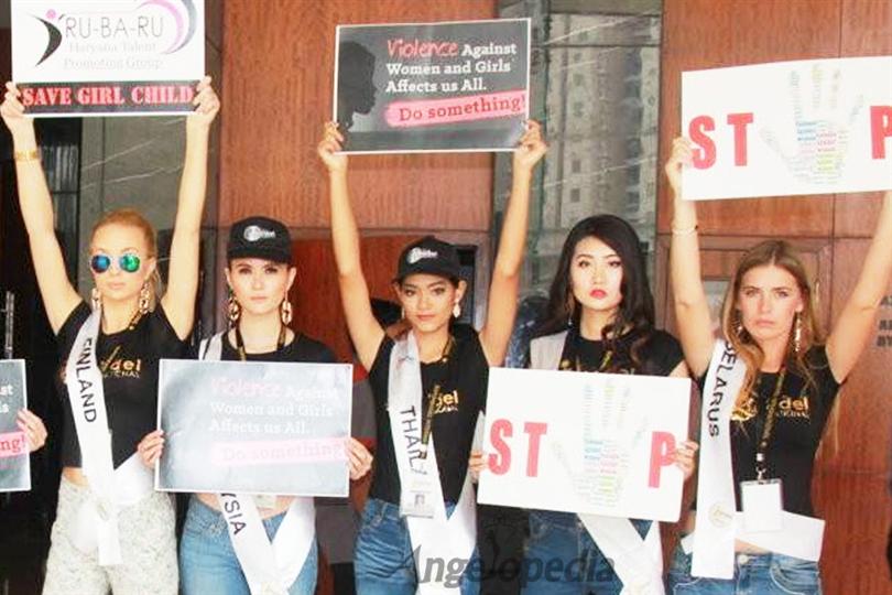 Supermodel International 2016 finalists voiced their concern against female foeticide & violence
