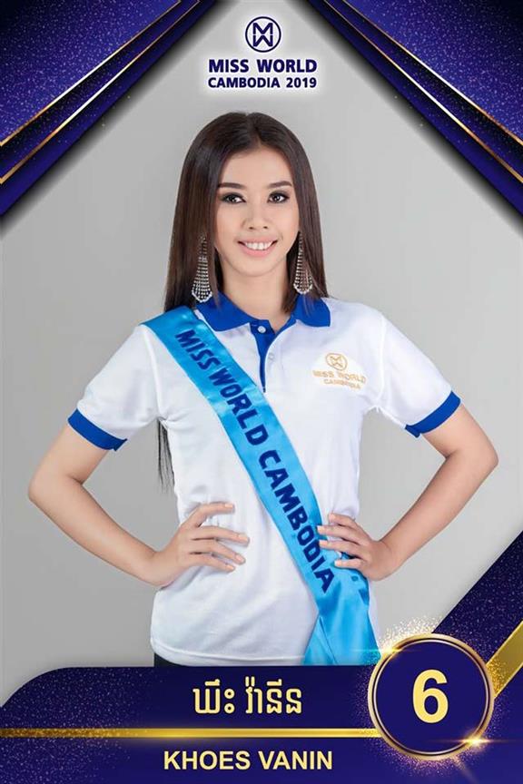 Miss World Cambodia 2019 Top 5 Hot Picks