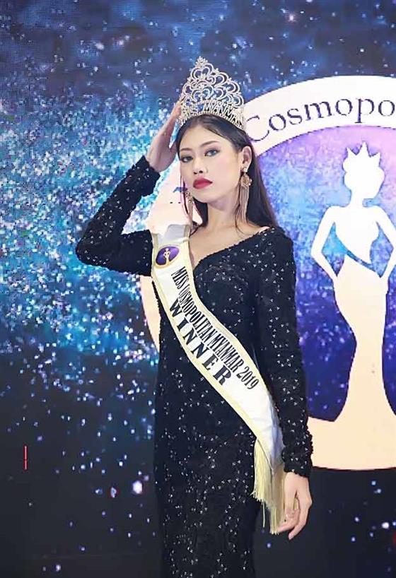 Wai Hnin Lwin Tun crowned Miss Cosmopolitan Myanmar 2019