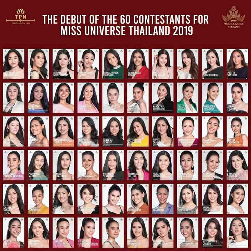 Miss Universe Thailand 2019 begins with the official registration of Top 60 delegates