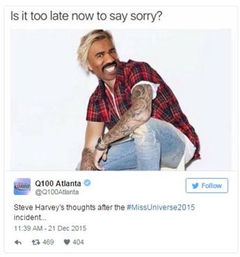 Internet flooded with Steve Harvey memes after crowning wrong Miss Universe 2015 