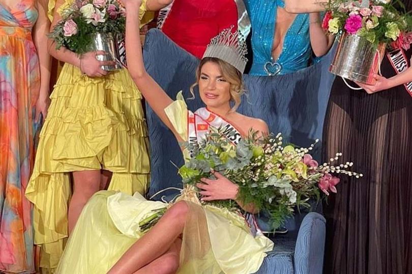 Andjela Vukadinovic crowned Miss World Montenegro 2023